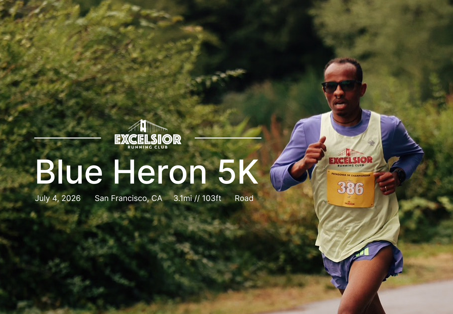 The event Blue Heron 5K 2026 is happening July  4, 2026