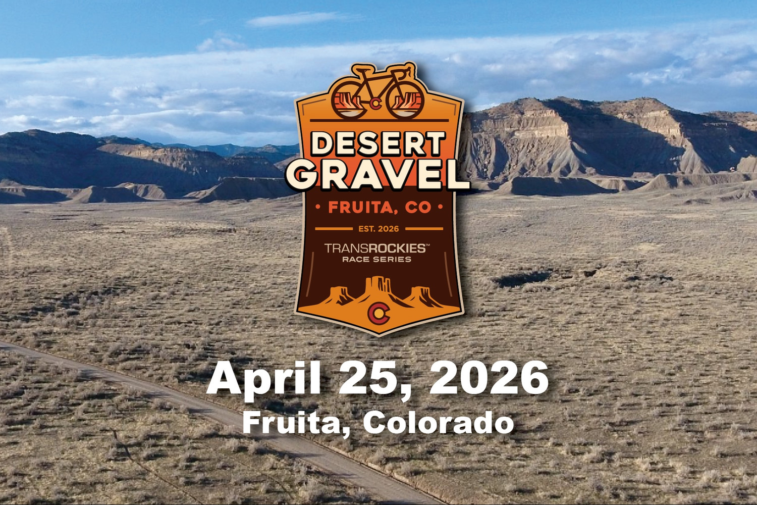 The event Desert Gravel 2026 is happening April 25, 2026